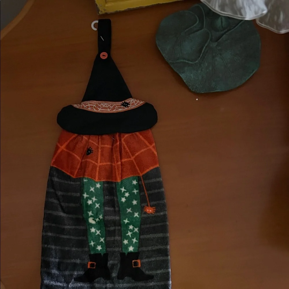 Halloween Witch Hanging Towel